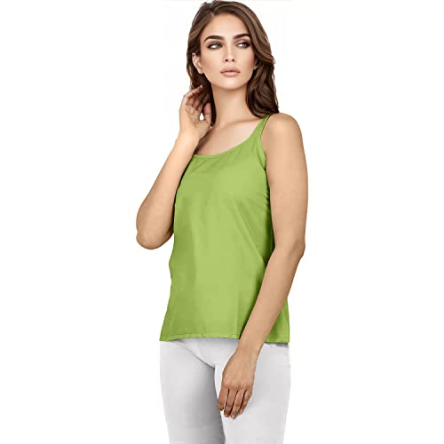 Image of Cotton Short Camisole Non-Stretchable Slip for Women | Short Kurti Slip | Short Camisole | Half-Length Lining | Waist Length Inner | Sameez | Samij(Half Slip)