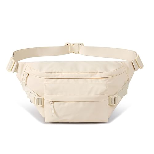 Riñonera cruzada con múltiples bolsillos ligera e impermeable para proteger tus pertenencias