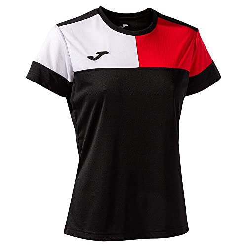T-shirt Joma Crew V femme haut de sport manches courtes respirant