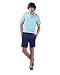El Ganso 1100W200022 Polo Piqué Tip Celeste, Azul, XL para Hombre