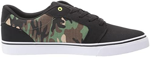 DC Men's Anvil TX SE Skate Shoe, Black/CAMO, 8.5 | Image 5