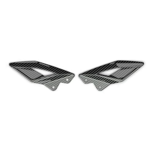 Protection talon pédale moto Street Triple 765 anti rayure look carbone