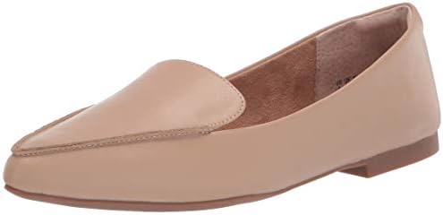 Amazon Essentials Women's Loafer Flat, Beige, 8