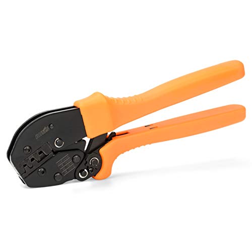 IWISS Ratcheting Wire Crimping Tool for 15, 30 and 45 AMP Power Connectors AWG 20-10
