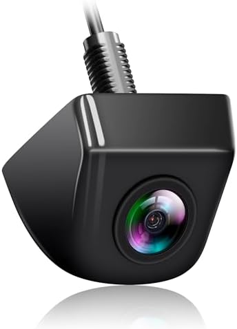 Backup/Front/Side View Camera, AHD 720P Waterproof Clear Night Vision Rear View Camera with Metal Shell, Adjustable 140° Wide Angel Reverse Back up Camera for Universal Cars, SUV, Trucks, RV and More
