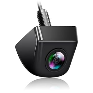 Backup/Front/Side View Camera, AHD 720P Waterproof Clear Night Vision Rear View Camera with Metal Shell, Adjustable 140° Wide Angel Reverse Back up Camera for Universal Cars, SUV, Trucks, RV and More