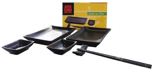 Joyce Chen Sushi Set, Matte Black
