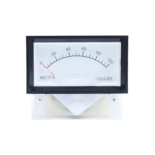 Ampèremètre analogique DC 0-100uA encastrable pour panneau de contrôle
