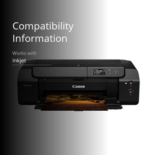 Canon PIXMA PRO-200S Professional 13" Wireless Inkjet Photo Printer with 3.0" Color LCD Monitor, 8-Color Dye-Based Ink, Black
