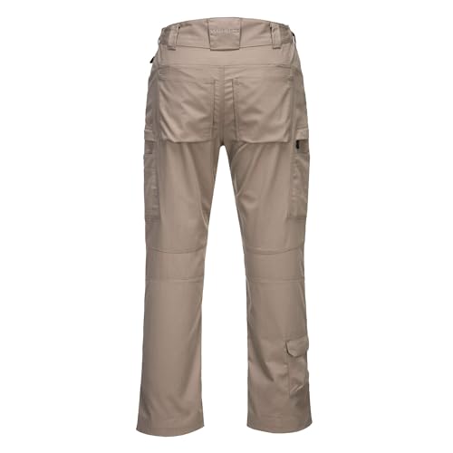 Image of Portwest T802 KX3 Ripstop Stretch Work Pants Sand | Sand, 46 Waist, Ripstop, Stretch Fabric, Multi Pocket, Durable, Work Pants