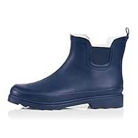 NORTY - Womens Ankle Rain Boots - Ladies Waterproof Winter Spring Garden Boot runs ½ size large, Blue, 5.5 UK