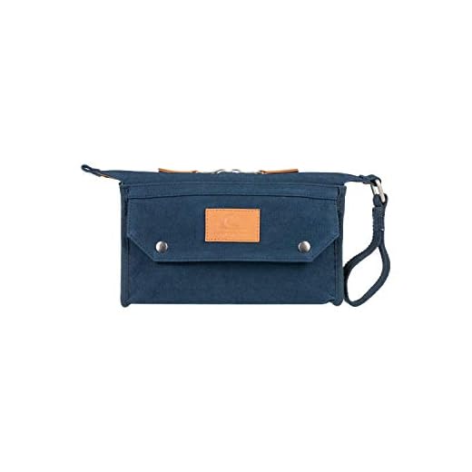 Quiksilver Premium Chamber - Bolsillo Pequeño De Gran Cabida para Accesorios para Hombre Bolsillo Pequeño De Gran Cabida para Accesorios, Hombre, Moonlit Ocean, 1SZ