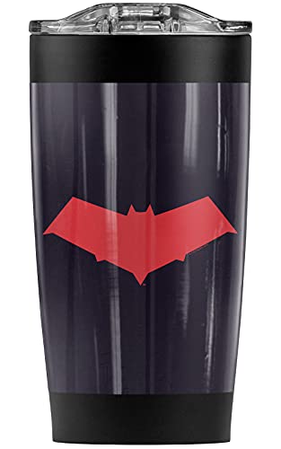 Batman Red Hood Stainless Steel Tumbler 20 oz Coffee Travel Mug/Cup, Vacuum Insulated & Double Wall with Leakproof Sliding Lid | Great for Hot Drinks and Cold Beverages