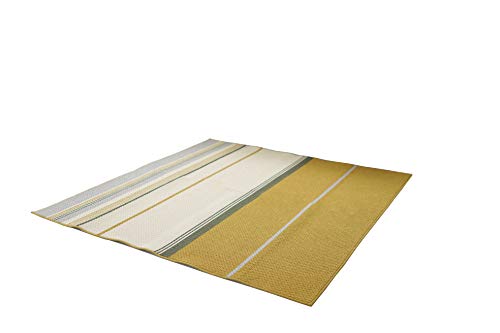 スミノエ(Suminoe) ラグ イエロー 130×190cm ミッドスタイル 防ダニ 13472577