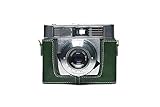 Esta funda para cámara Zeiss Ikon Symbolica de 35 mm está hecha de piel de vaca de capa superior real de Columbia y diseñada por Allen Wang, el diseño es simple y vintage, utiliza técnicas de tamaño de metal para que se ajuste muy al cuerpo de la cámara.