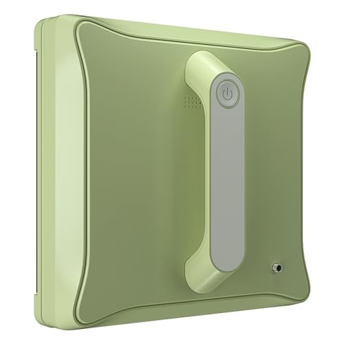 Window Cleaner Robot for Washing Glass Cleaning Automatic Vacuum Cleaner Dry Wet Wipe Windows Robot Remote App Control(Macaron Green)