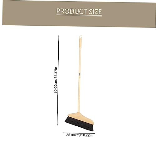 TOGEVAL Besenstiel Aus Weichem Kiefernholz-rosshaar – Statischer Haushaltsbesen Zum Abstauben Von Böden Und Teppichen – Bild 3