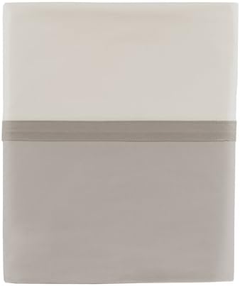 Essix - Toi et Moi Duvet Cover, Meringue/Gris Perle, 240 x 260 cm