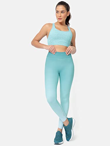 Image of Medium Impact Printed Sports Bra | Compression Fit | Slip-On | Full-Coverage | Removable Cups