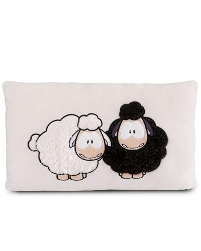 NICI Kuschelkissen Wool*y Gang Green 43 x 25cm, Weiches Plüsch,...