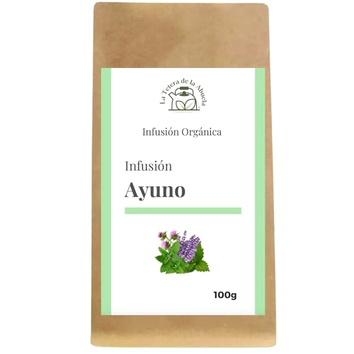 Infusión de Ayuno Orgánica 100g – Mate, Cardo Mariano, Lavanda y Té Verde Sencha – Mezcla Detox Natural para Ayuno Intermitente – La Tetera de la Abuela