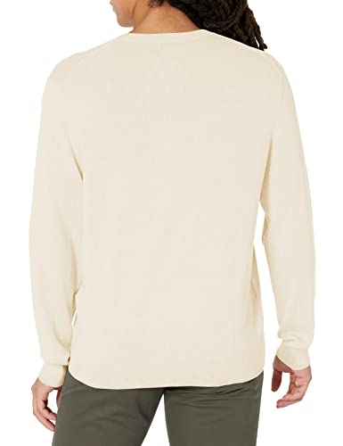Calvin Klein Men's Compact Cotton Crewneck Sweater Ivory - image 2