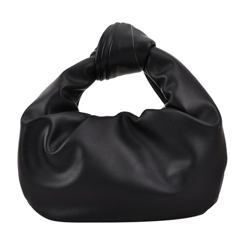 Sac tissé noué en cuir PU au style rétro vintage exclusif
