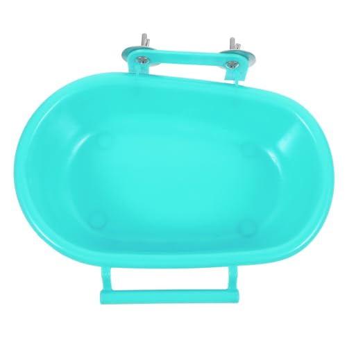 Abaodam Box Parrot Bath Tub Bird Bath for Cage Bird Bath Tub Parakeet Tubs Parrots Indoor Pet Bird Shower Bath Tray for Birdcage Bird Cage Bird Bath Bird Bathtub Bird Cage Baths Green Pp