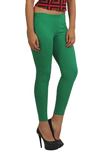Image of Frenchtrendz Women's Skinny Fit Mid Rise Stretchable Cotton Spandex Jegging Pull On (XS-4XL)
