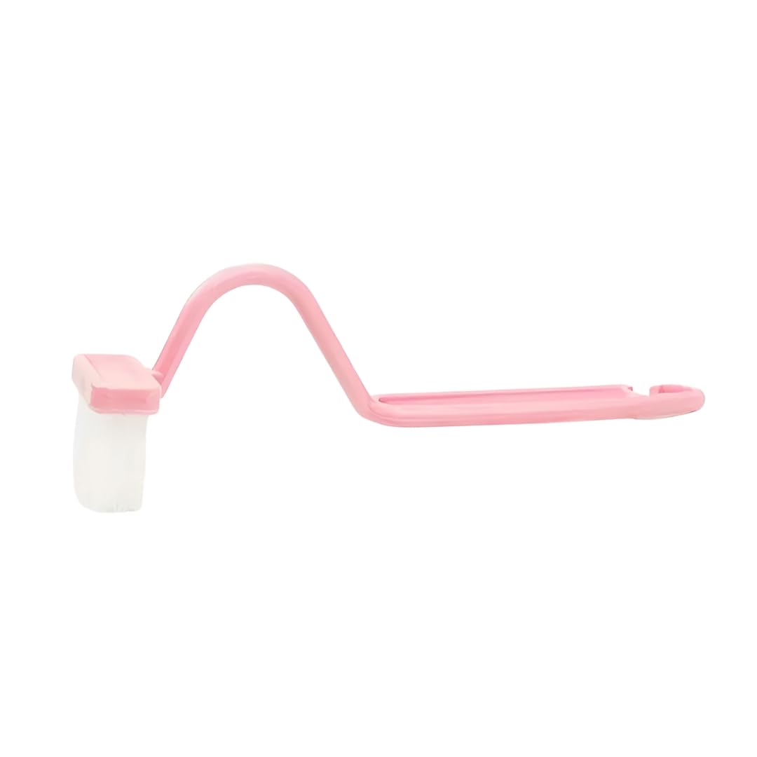 2PCS Toliet Cleaning Brush Under Rim Cleaning Soft Bristle Brush Cleaning Tool Curved Reach All Spots Easy Cleaning Solution Plastic Rim Cleaner for Bathroom Toliet - Image 3
