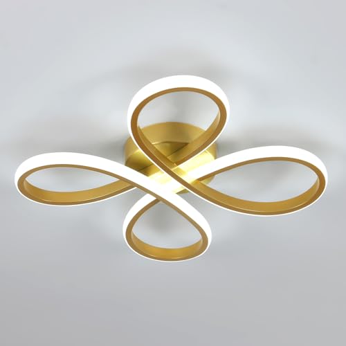 SENQIU Led Deckenleuchte, 32W 3400LM Kreative Blumenform Deckenlampe LED...