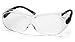 Pyramex OTS XL Safety Eyewear, Black Temples, Clear Lens