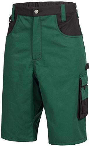 Nitras 7604 Männer-Arbeitshosen Kurz - Shorts für die Arbeit - Grün - 62