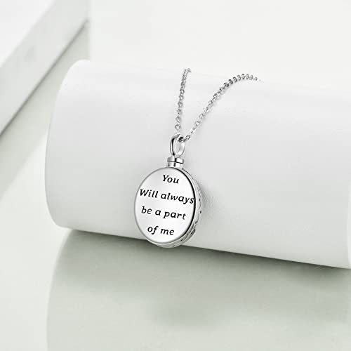 ONEFINITY Urn Necklace for Ashes 925 Sterling Silver Tree of Life Cremation Jewelry for Ashes Abalone Shell Opal Memory Jewelry for Women Men2