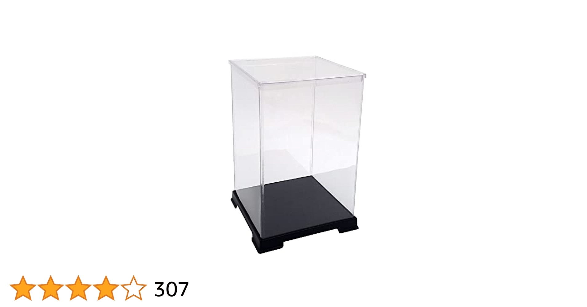 かしばこ商店 透明フィギュアケース 181824 プラスチック 組立式 W180×D180×H240mm ディスプレイケース Amazon | かしばこ商店 透明フィギュアケース 内寸 横幅17.8