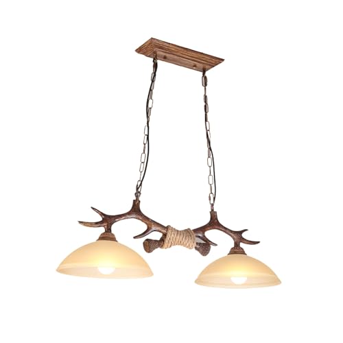 Luminaire de plafond résine de cerf pour sublimer un hangar sombre ou un grand salon vide