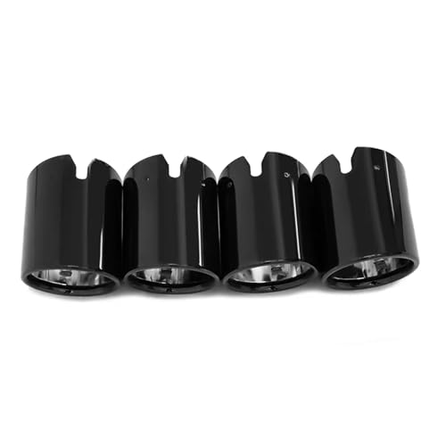 Tuyau d'échappement universel pour BMW M4 F83 F82 et M3 F80, pack de 4 embouts noirs de finition