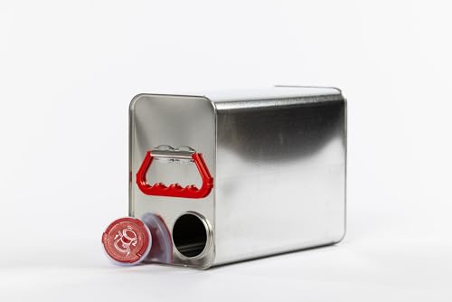 Image of 4 Pack F-Style 1 Gallon Metal Cans - Made in the USA with US Steel, Empty, UN Certified, US DOT, Heavy Duty, Childproof, Hazardous Materials, Jugs, Fluids, Solvents, Chemicals, Paints, Oil, Recyclable