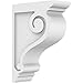Ekena Millwork CORP03X10X14SCR PVC Corbel, 3"W x 10"D x 14"H, White