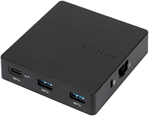 Targus Docking Station USB-C Dual HDMI 4K Monitor Display Ports, Gigabit Ethernet, Micro SD, 2x USB 3.0 (DOCK423EU)