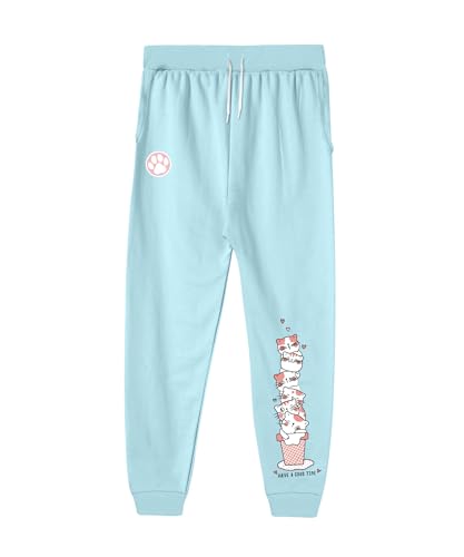 Image of KYDA Kids Girls Loose Mid Rise Cottonblend Printed Track Pants (Pack of 1)