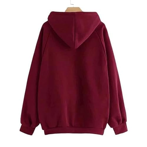 Image of Clotth Theory Women's Cotton Fleece Hooded Neck Sweatshirt | Hoodie Jacket with Kangaroo Pocket
