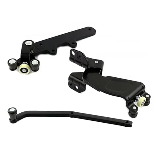 Charnière de guidage coulissante pour Fiat Doblo II 51814082 kit complet 3 roulettes