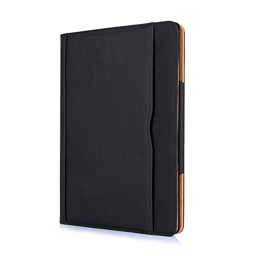 Leather Case For iPad A16 (11th Generation 2025) and For iPad10th Generation 2022 (iPad-10) Premium Black/Tan Leather - Image 3