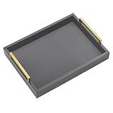 serving trays walmart Utilisation multi-scène : ce plateau rectangulaire gris peut être placé dans la salle de bain pour ranger des articles de toilette, des serviettes de bain et de l'aromathérapie. Rangez vos bureaux et tables de chevet en désordre pour montrer un charme soigné. Il peut être utilisé pour stocker des collations, des tasses, des assiettes et des desserts. Divertissez vos amis et passez un week-end parfait.