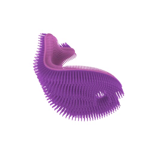 Image of Innobaby Bathin' Smart Silicone Sensory Fish Bath Scrub for Babies and Toddlers - Purple