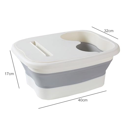 Spa de pies portátil plegable para pedicura verde miniatura 7