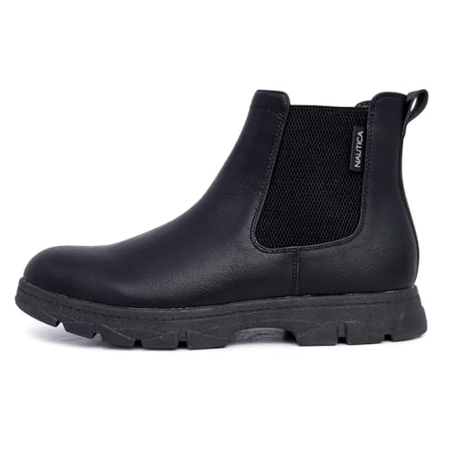 Image of Nautica Men's Chelsea Boot Slip-On Dress Ankle Shoe Chukka Desert Boots-Wuzer