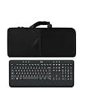 Portable Shockproof Waterproof Keyboard and Mouse Sleeve Protective Case for Logitech MK540/MK545 Advanced Wireless Keyboard & Mouse Combo; Black