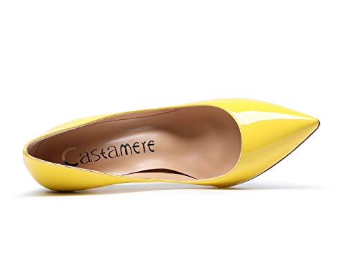 Image of Castamere Womens High Heels Pointed-Toe Slip-on Stilettos Pumps 4Inch Heel Shoes